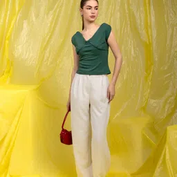 Stylecast X Hersheinbox Ruched Extended Sleeves Cotton Top image 5