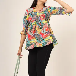 CHARMGAL Floral Print Top-picture-32