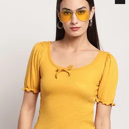 Miaz Lifestyle Pack Of 2 Round Neck Cotton Crop Top-image-23