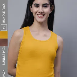 FBAR Pack of 2 Ribbed Cotton Tank Tops-picture-28