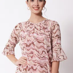 CHARMGAL Print Georgette Top-picture-31