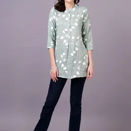 JC4U Floral Print Shirt Style Top image 1