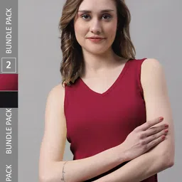 FBAR Pack Of 2 Cotton Fitted Crop Top-picture-29