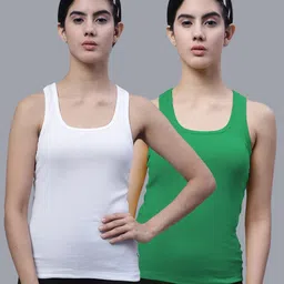 FBAR Pack Of 2 Racerback Cotton Rib Tank Tops-picture-34