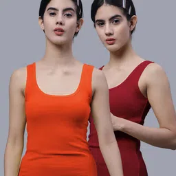 FBAR Pack of 2 Scoop Neck Cotton Tank Tops image 1
