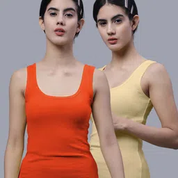 FBAR Pack Of 2 Cotton Tank Top-image-5