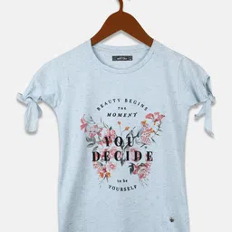 Monte Carlo Girls Blue Printed Top-picture-18