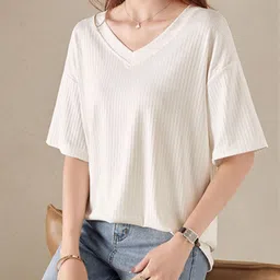 StyleCast Striped Extended Sleeves Boxy Top-picture-41