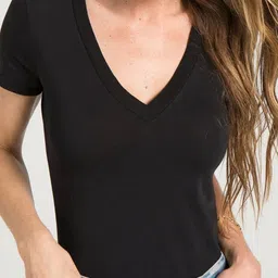 COLOR CAPITAL V-Neck Short Sleeves Top image 2