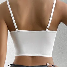 LULU & SKY Self Design Bralette Crop Top image 2