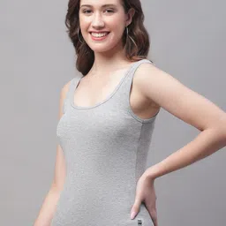 Friskers Scoop Neck Sleeveless Cotton Tank Top image 5