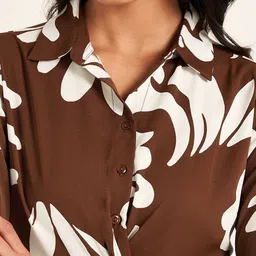 Annabelle by Pantaloons Women Floral Printed Shirt Style Top image 4