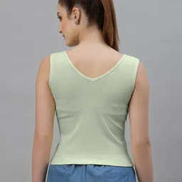 Friskers Pack of 2 Sleeveless Cotton Tops image 2