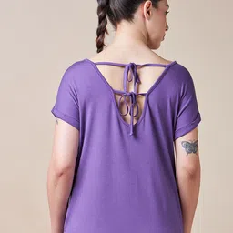 cult Cultsport Round Neck Extended Sleeves Yogini T-shirt image 5