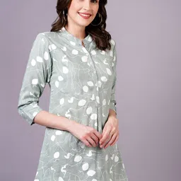 JC4U Floral Print Shirt Style Top image 4