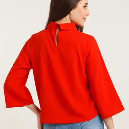 Zink London Red Shirt Style Top image 4