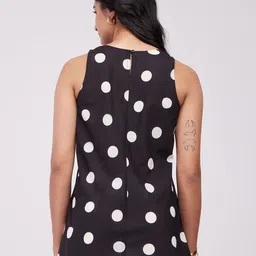 Pink Fort Polka Dot Print Cotton Top image 3