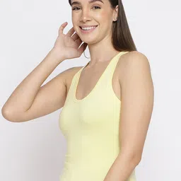 La Intimo Shoulder Strap Non Padded Cotton Camisoles image 4