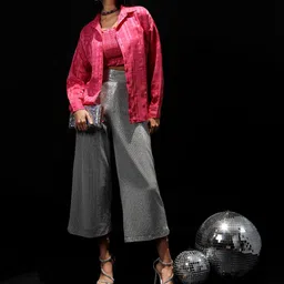 Tokyo Talkies Smocked Tube Top With Drop Shoulder Sleeves Shirt image 5