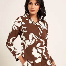 Annabelle by Pantaloons Women Floral Printed Shirt Style Top image 2