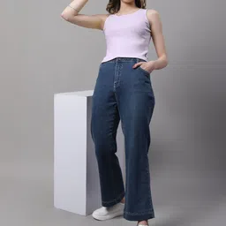 FBAR Pack Of 2 Round Neck Skin Friendly Bio-Wash Pure Cotton Fitted Crop Tops image 5