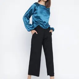 Mayra Puff Sleeves Ruched Top image 4