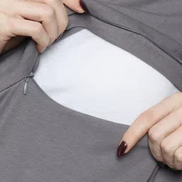 SillyBoom Printed Maternity T-shirt Night Dress image 3