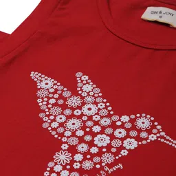 Gini and Jony Graphic Printed Cotton Sleeveless Top image 4