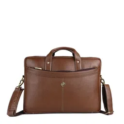 HAMMONDS FLYCATCHER Men Brown Leather Laptop Bag image 1
