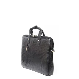 Calvadoss Women Textured Leather Laptop Bag image 3