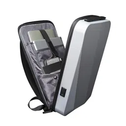 Red Lemon Unisex Silver-Toned Hard Shell Laptop Bag image 4