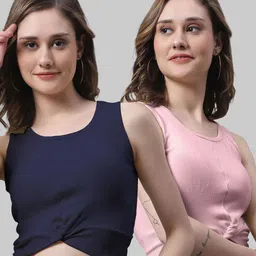 FBAR Pack Of 2 Twisted Cotton Crop Top-picture-38