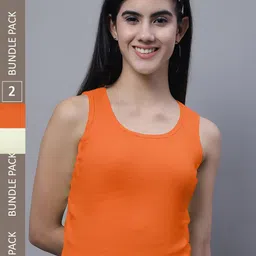 FBAR Pack of 2 Ribbed Cotton Tank Tops-picture-28