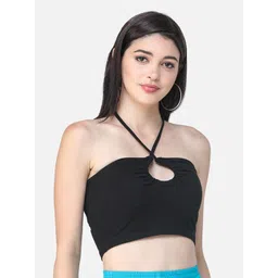 BAESD Halter Neck Sleeveless Bralette Crop Top image 3