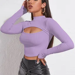 BAESD Sheen Sheer Crop Top image 4