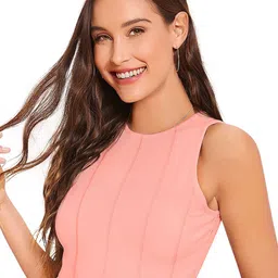 BAESD Peach-Coloured & apricot blush Crop Top image 1