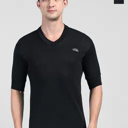 Lux Cottswool Pack Of 2 V-Neck Cotton Wool Thermal Tops-picture-10