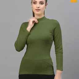 Friskers Pack of 2 High Neck Fitted Cotton Tops-picture-22