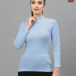 Friskers Pack of 2 High Neck Fitted Cotton Tops-picture-39