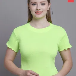 Jinfo Pack of 2 Round Neck Knitted Fitted Tops-picture-14