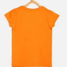 MINI KLUB Orange Print Top image 2