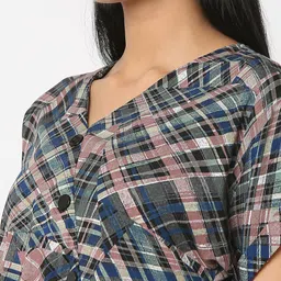 NOT SO PINK Checked Regular Top image 2