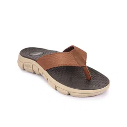 FAUSTO Men Tan Thong Flip-Flops image 2