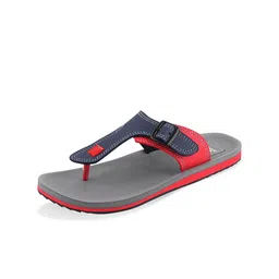 Adda Men Colourblocked Buckled Rubber Thong Flip-Flops image 2