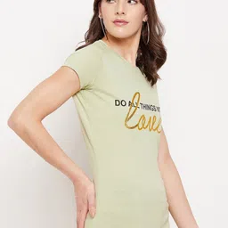 Duke Green Print Top image 3