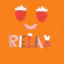 MINI KLUB Orange Print Top image 3