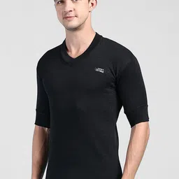 Lux Cottswool Pack Of 2 V-Neck Cotton Wool Thermal Tops image 5