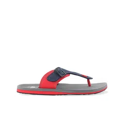 Adda Men Colourblocked Buckled Rubber Thong Flip-Flops image 3