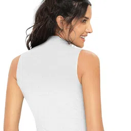 BAESD High Neck Sleeveless Fitted Crop Top image 4