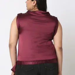 Curves by MISH Plus Size Round Neck Top image 4